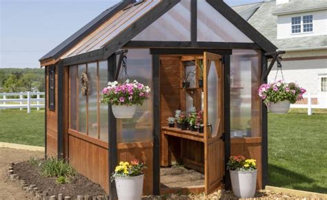 Why Choose An Amish Built Greenhouse Shed