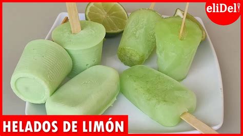 cómo hacer HELADOS DE LIMÓN 2 presentaciones CREMOSOS y REFRESCANTES