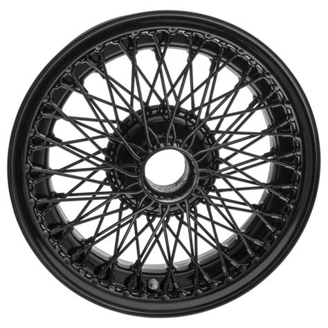 Wire Wheel Black 15 X 55 72 Spoke Mws Wire Wheels Motor Wheel