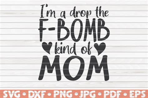F Bomb Mom Svg Mothers Day Vector