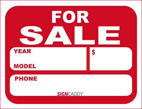 Here you will find many for sale signs to print that are useful for selling your home, car or anything you want to unload. 8 Best Images of Printable Signs For Retail Sale ...