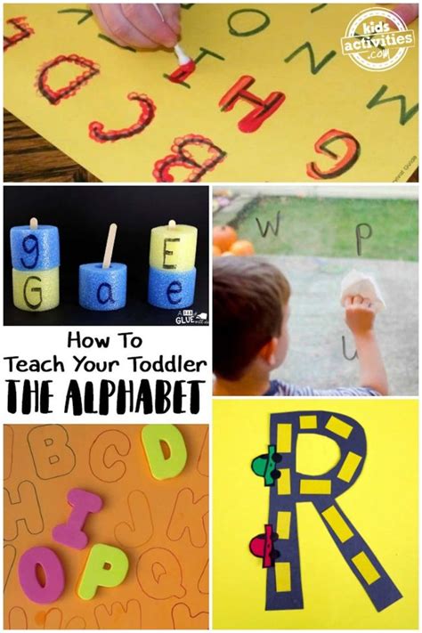 How To Teach Your Toddler The Alphabet Kids Activities Blog