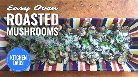 Roasted Mushrooms with Garlic and Parmesan Short | How to Oven Roast ...