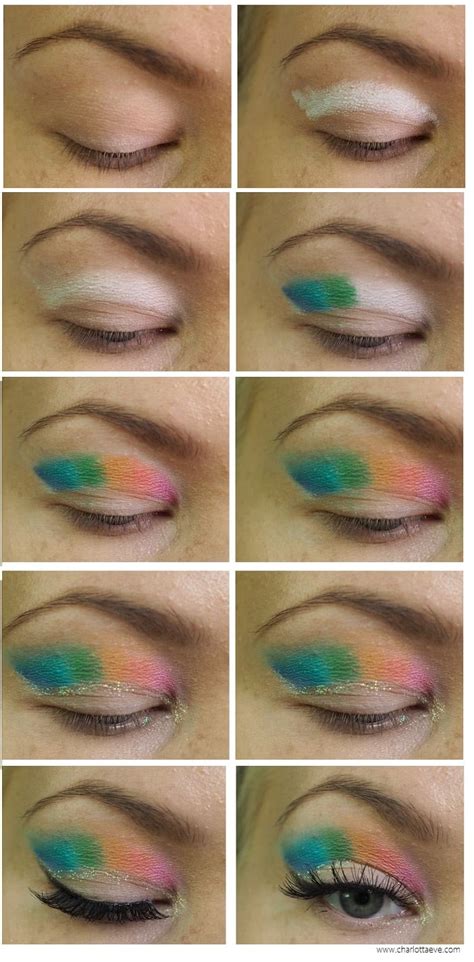 Rainbow Eye Makeup Tutorial Saubhaya Makeup