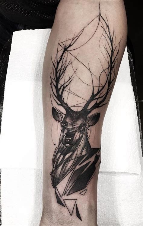 Deer Forearm Tattoo 45 Inspiring Deer Tattoo Designs Hand Tattoos