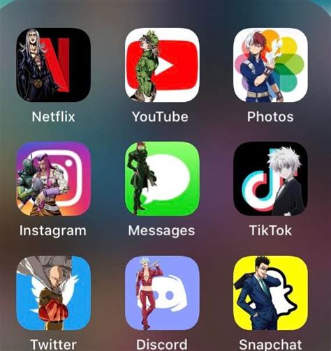 Custom Anime Anime App Icons Among Us These Can Be Used In Website