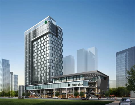现代高层商业办公楼3dmax 模型下载 光辉城市