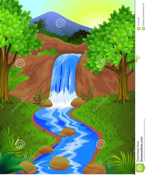 Waterfalls clipart - Clipground