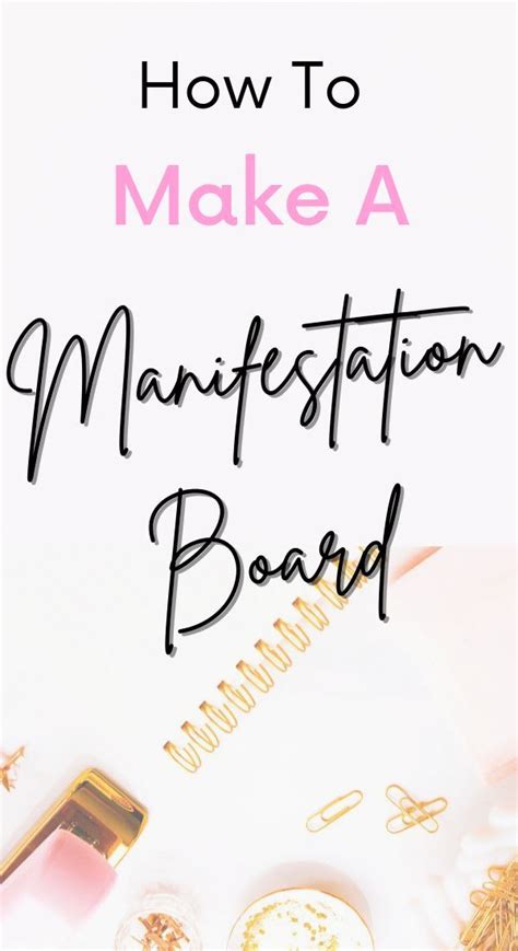 How To Make A Powerful Manifestation Board That Actually Works Steph