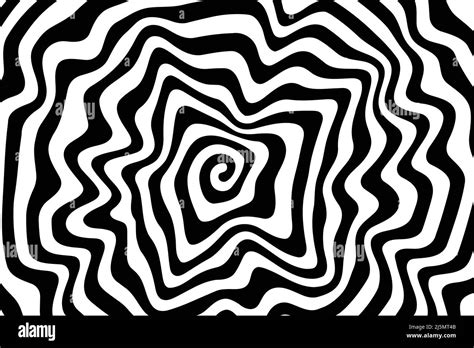 Swirl Hypnotic Black And White Spiral Monochrome Abstract Background