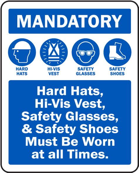 Mandatory Ppe Sign G2616 By Safety Guide Construction