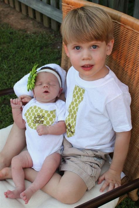 Big Brother Little Sister T shirt Onesie Tie by CoutureForKids, $46.00