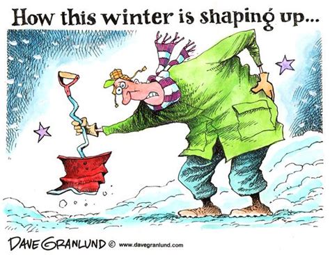 Winter Snow Shovel Editorial Cartoon Snow Humor Snoopy Funny Winter Fun