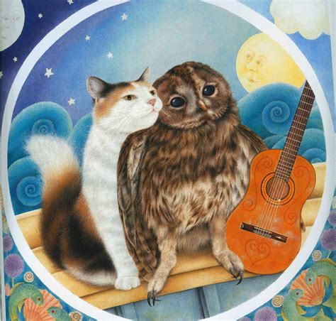 The Owl And The Pussycat Owl The Pussycat Cat Art