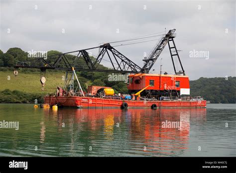 A Heavy Lift Crane Barge Number Bd6072 Owned By Keynvor Morlift In
