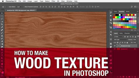 How To Make Wood Texture In Photoshop Youtube