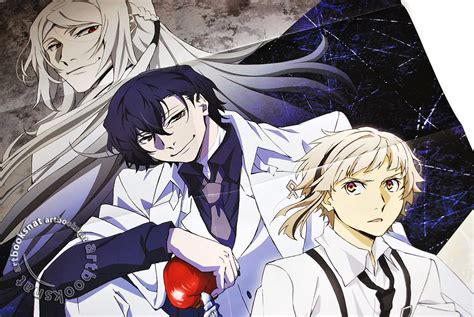 Osamu dazai and his port mafia ally, chuya nakahara, manage to escape death. nat on Twitter: "Bungou Stray Dogs: Dead Apple posters in ...