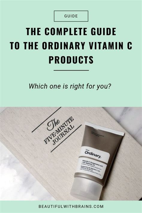 The Ultimate Guide To The Ordinary Vitamin C Products The Ordinary
