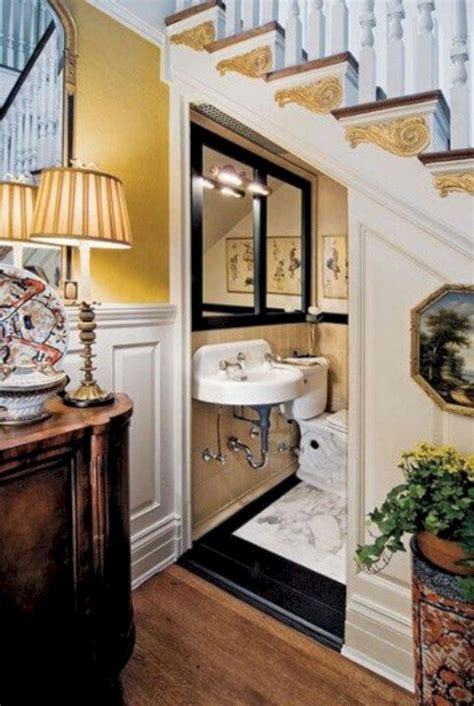 20 Incredible Bathroom Design Under Stairs For Unique Bathroom