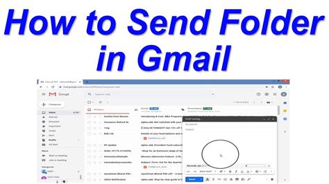 How To Send Folder In Gmail Youtube