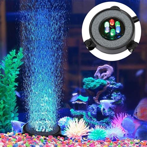 Gostoto Aquarium Bubble Light Led Fish Tank Bubbler Light Fish Tank