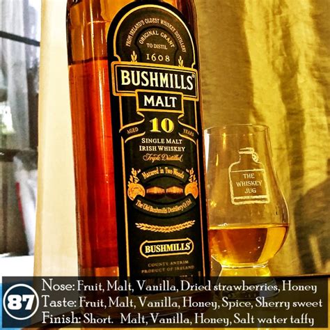 Bushmills 10 Years Irish Single Malt Review The Whiskey Jug