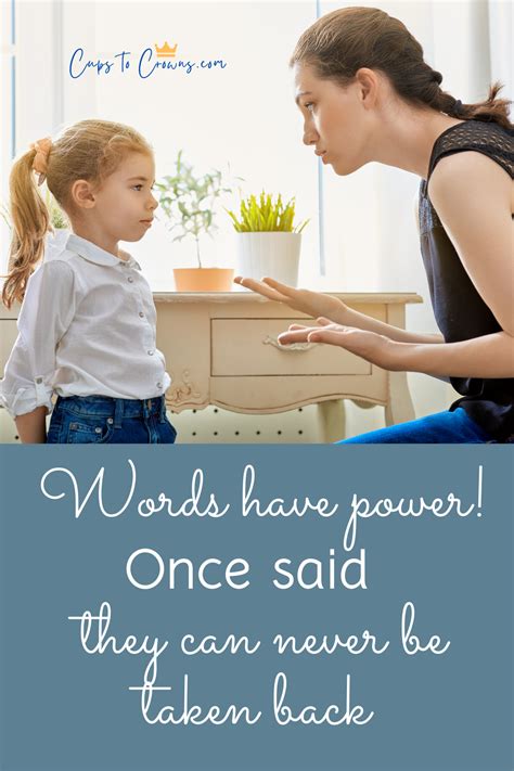 How Our Words Affect Our Children — Cups To Crowns