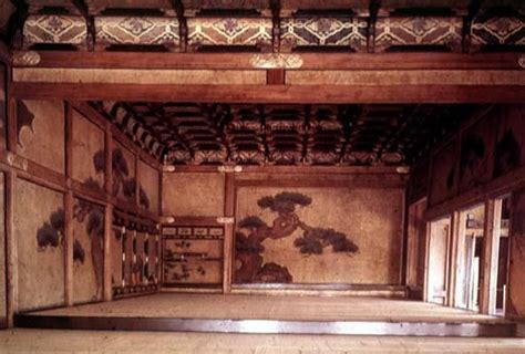 Castle Interior Audience Hall Nijo Castle Kyoto Early Edo Period
