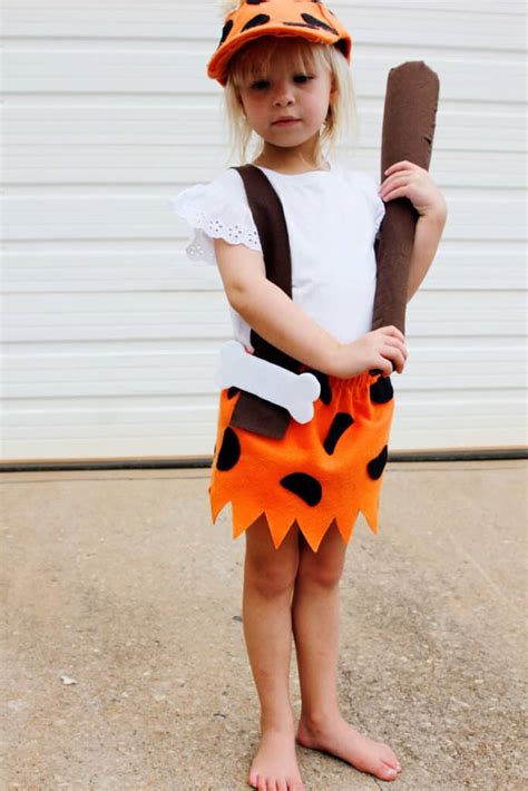 Diy Bam Bam Costume Homemade Flintstones See Kate Sew
