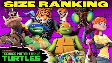 Every Mutant In Tmnt Ranked By Size 📏 Teenage Mutant Ninja Turtles