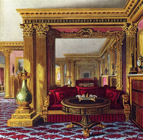 Regency Era Interior Design Detail With Full Wallpapers ★★★ All