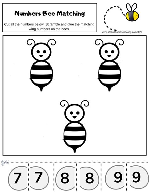Matching Number Matching Preschool Worksheets Preschool Worksheet