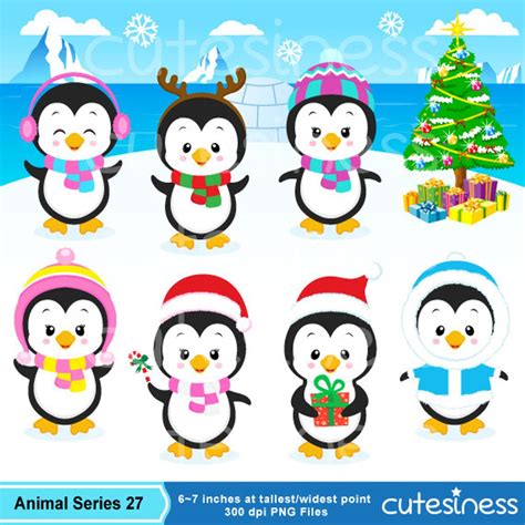 penguin-digital-clip-art-set-instant-download-etsy-digital-clip-art-set,-digital-clip-art
