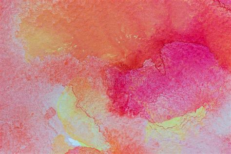 Abstract Watercolor Painting For Use As Background Stock Photo Image