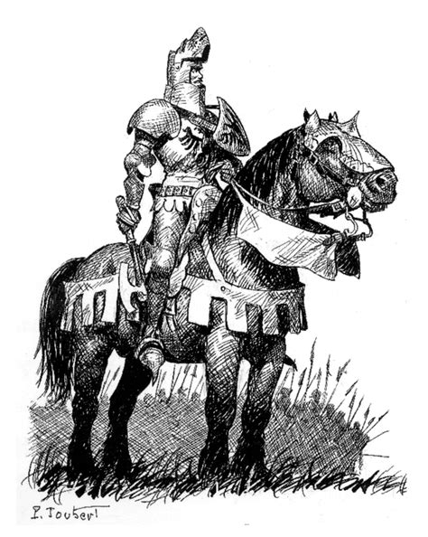 Du Guesclin Pierre Joubert Fantasy Illustration Historical