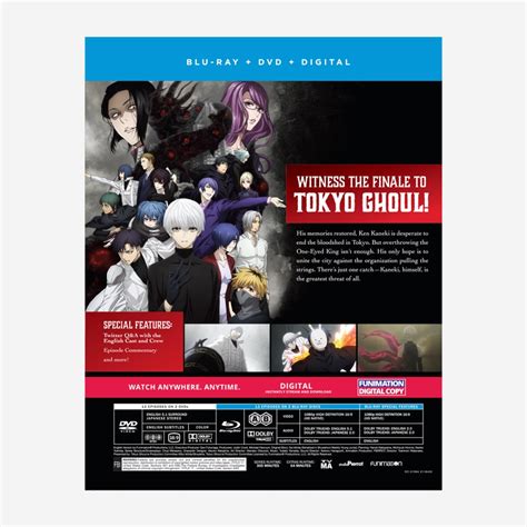 Tokyo Ghoul Re Part 2 Blu Ray Dvd Crunchyroll Store