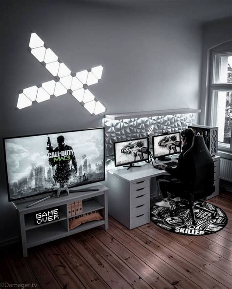 Hi 💖💙epic Design Schemes With Gray Colors 11 Video Game Room Paint
