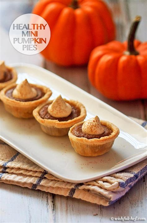 Healthy Mini Pumpkin Pies Wishful Chef Mini Pumpkin Pies Gluten