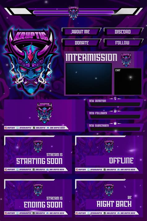 Ovi225 I Will Make Animated Twitch Overlay And Gaming Logo For Live