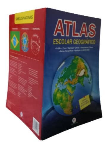 Atlas Escolar Geográfico Atualizado Educativo Promoção Parcelamento