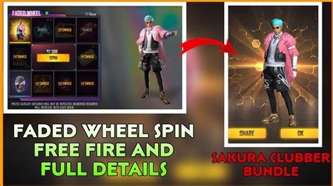 Maybe you would like to learn more about one of these? NEW FADED WHEEL FREE FIRE || SAKURA CLUBBER BUNDLE ...