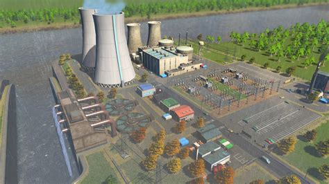 My Attempt At A Detailed Nuclear Power Plant Citiesskylines