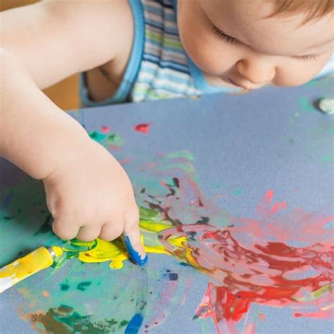 21 Easy Finger Painting Ideas For Babies 1 2 Years Old 2022