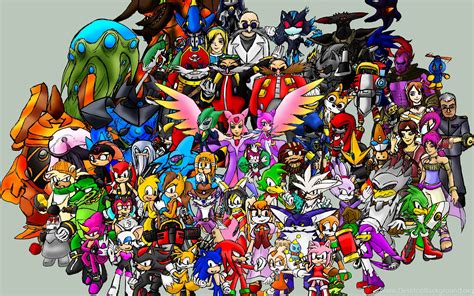 Gallery For Sonic The Hedgehog Characters List With Pictures Desktop