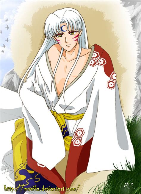 Lord Sesshoumaru From Inuyasha Anime Masculino Desenho De Anime