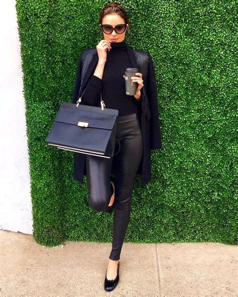 46 popular black turtleneck outfits ideas for daily activities in fall and winter black