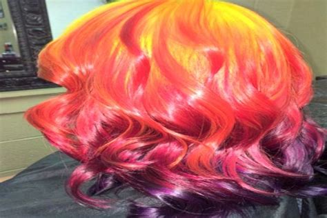 15 Stunning Photos Of Crazy Hot Rainbow Hair You Should Def Rock Rainbow Hair Hair Long Hair