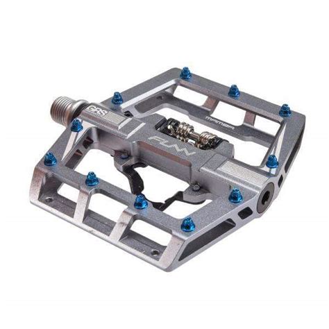 One Sided Spd Clipless Pedals Or Dh Platform Pedals For Bicycle Touring