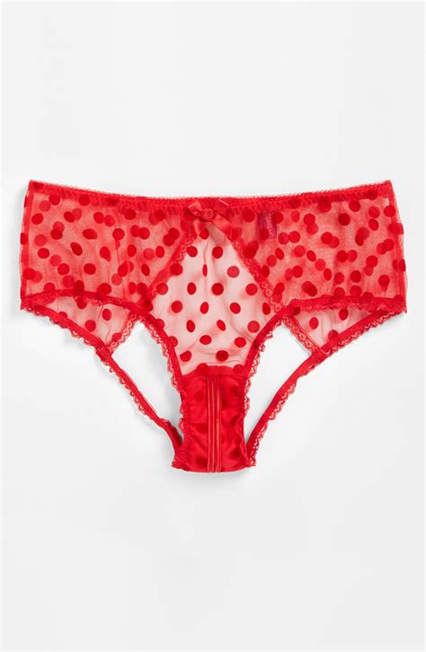 Agent Provocateur Rosalyn Ouvert Hipster Briefs In Red Lyst