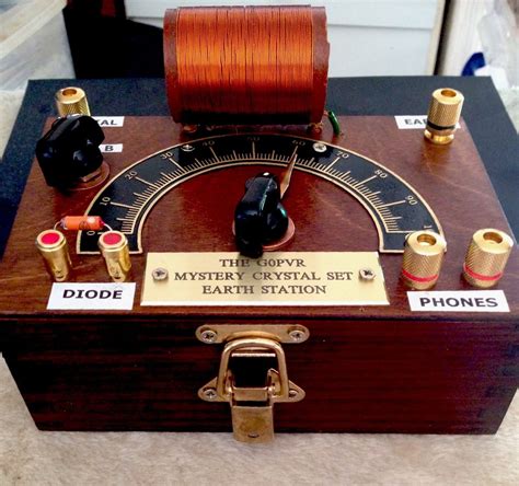 Hand Made Artisan Crystal Set Radio Receiver Built By G0pvr In Order